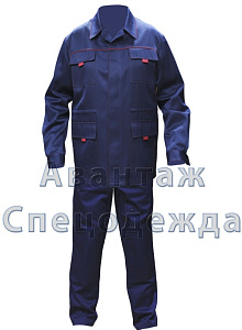 Костюм рабочий летний МАСТЕР (куртка-полукомбинезон) ткань Гретта